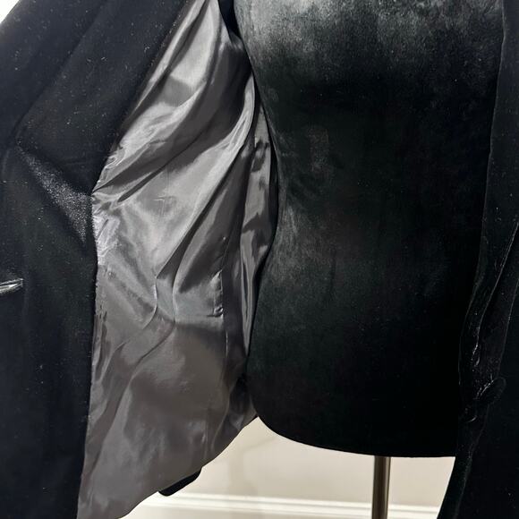 INC Velvet Blazer Shawl Collar Holiday Office Jacket Size L - Picture 6 of 11